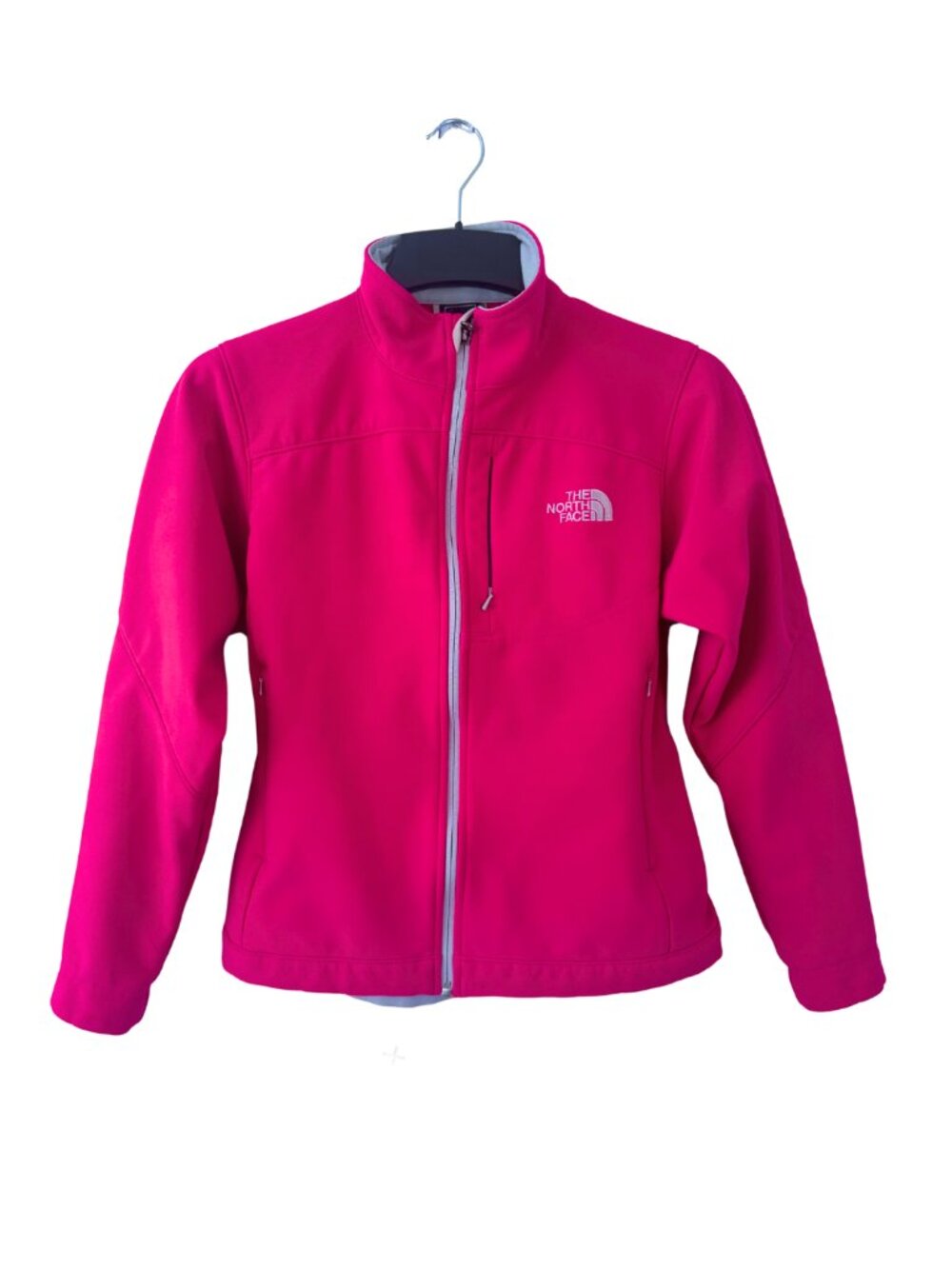 The North Face Pink Softshell Jacket Full Zip Lightweight Stretch Women’s Small - Picture 2 of 6